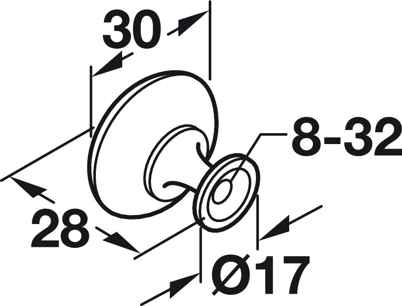 Knob, Zinc