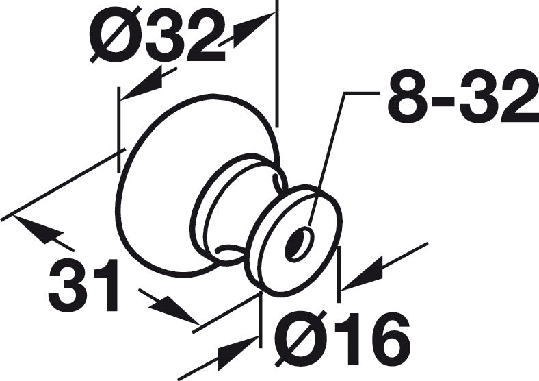 Knob, Steel