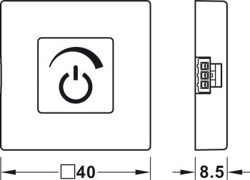 Dimmer, Soft On/Off Switching, Modular