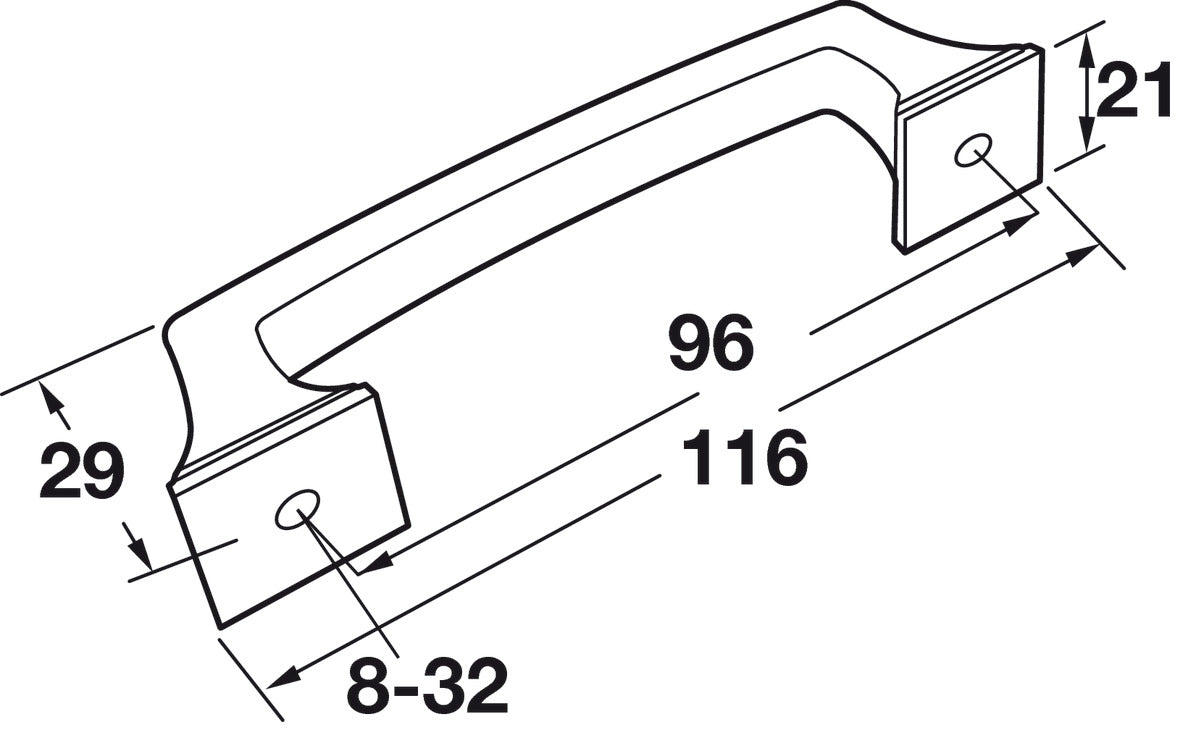 Handle, Zinc