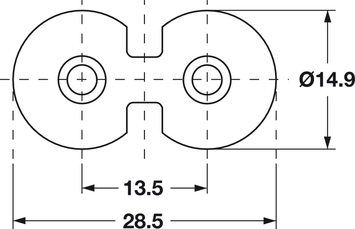 Miter Joint Connector, Minifix®