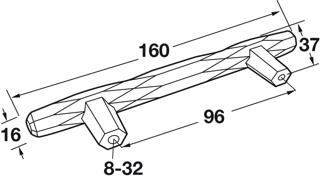 Handle, Zinc