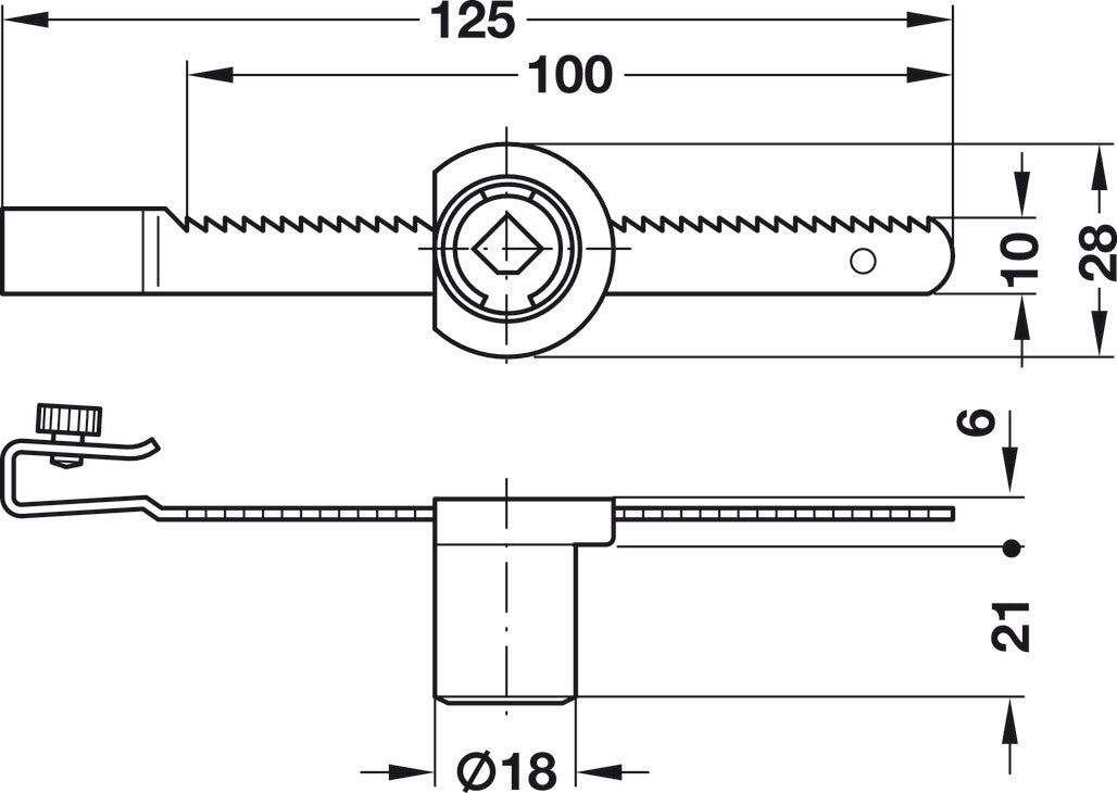 Glass Sliding Door Lock, Symo 3000