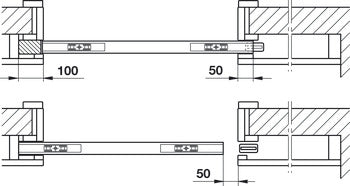 Assembly Wedge, for Doors Running in the Ceiling