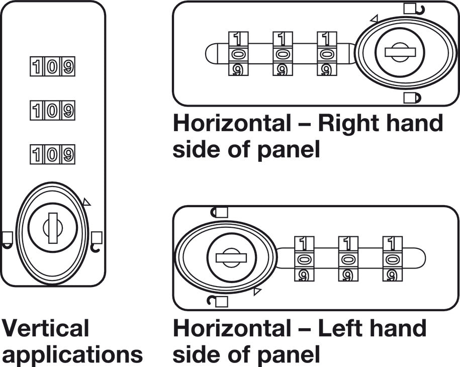 Combination Lock, Combi-Code 1153