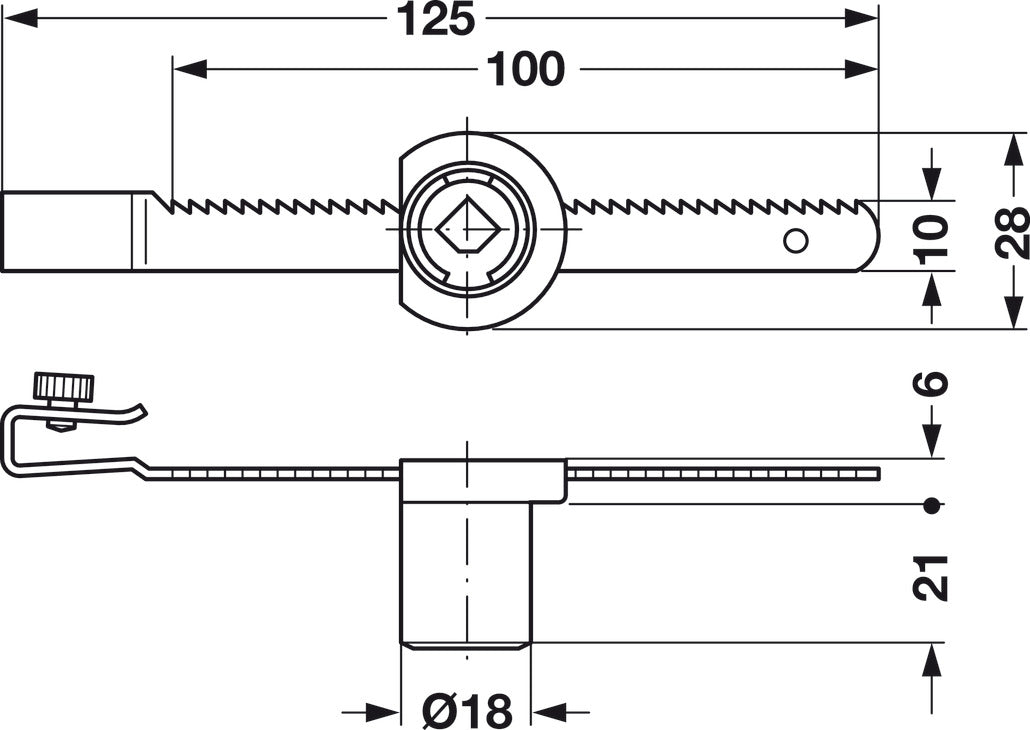 Glass Sliding Door Lock, Symo 3000