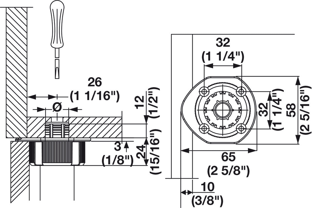 Mounting Socket