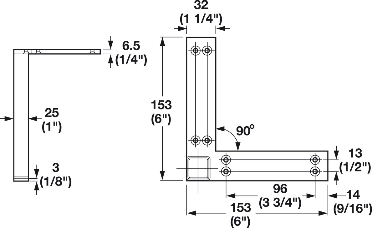 Furniture Foot, Steel