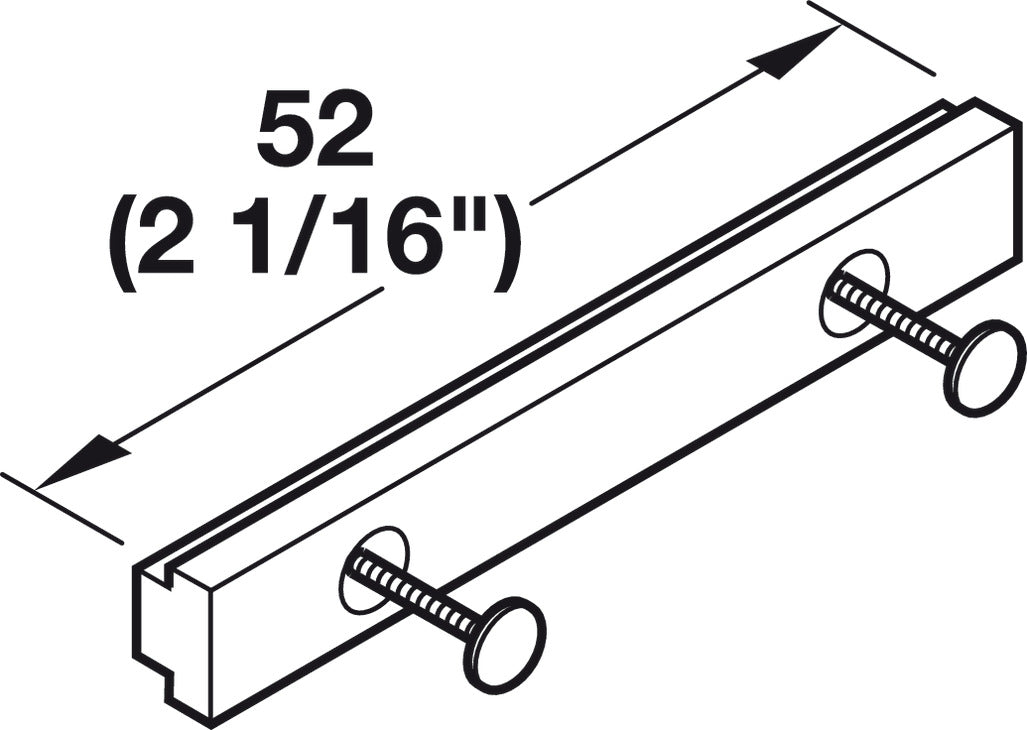 Plinth Panel Clip, for Ø78 mm Adjustment Foot/Tube