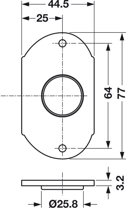 Shim, for Push Lock