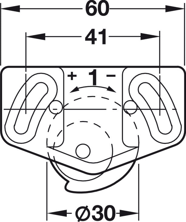 Lower Roller, with height adjustment ± 1 mm