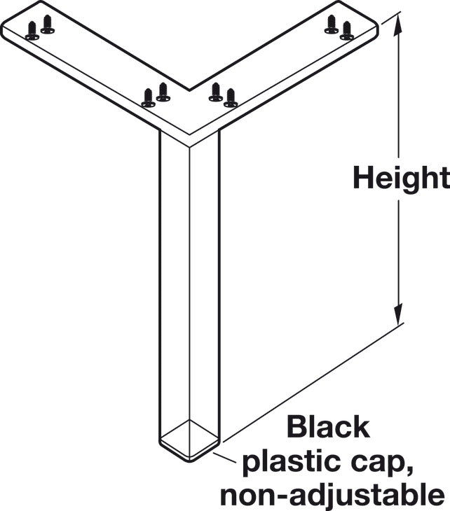 Furniture Foot, Steel