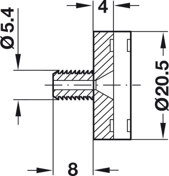 Distance Spacer, for Epoxy Slides