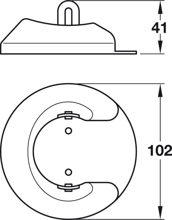 Vertebra Round Cable Manager, Vertical System