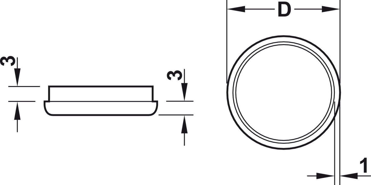 QuickClick Glide, Round, for Press Fitting Ø 20â€“50 mm