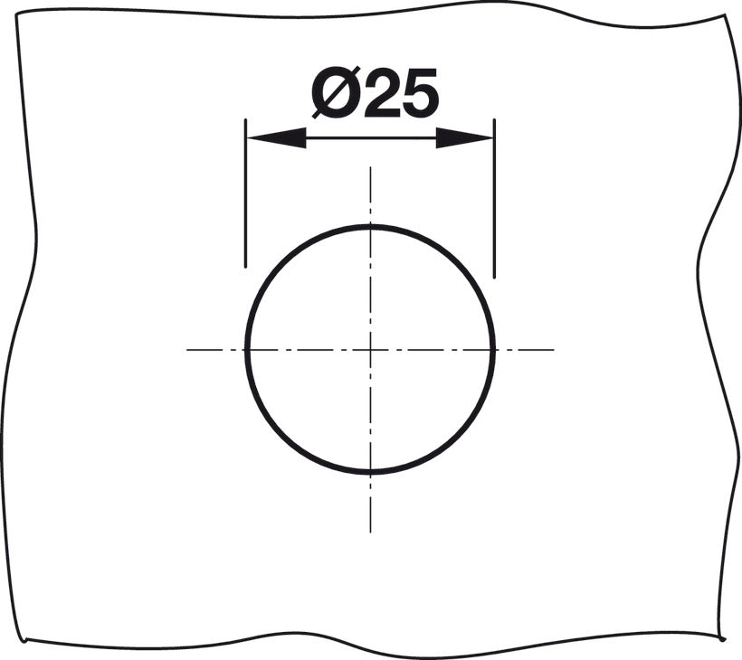 Glass Door Cam Lock, for Single Doors