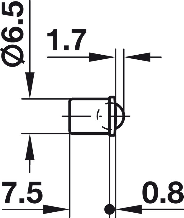 Ball Catch, with Strike, Press-Fit