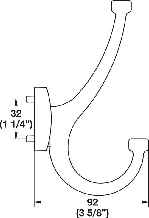 Coat Hook, TAG Synergy Elite Collection