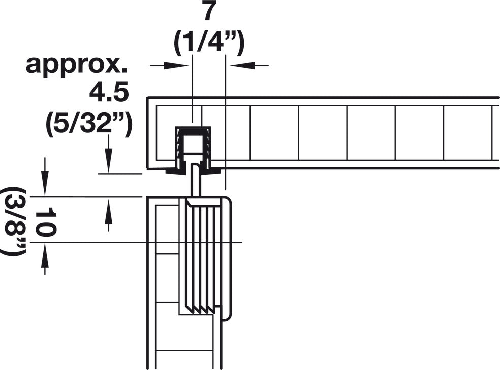 Lower Guide, with Double Bearing Mounted Axle