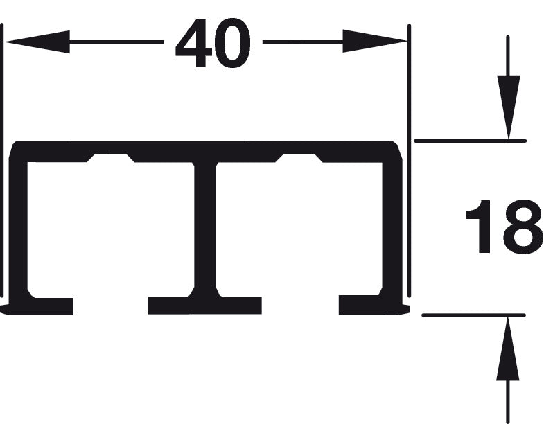 Double Running Track, Perforated