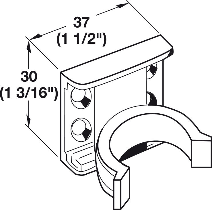 Panel Clip, for Base Cabinet Levelers