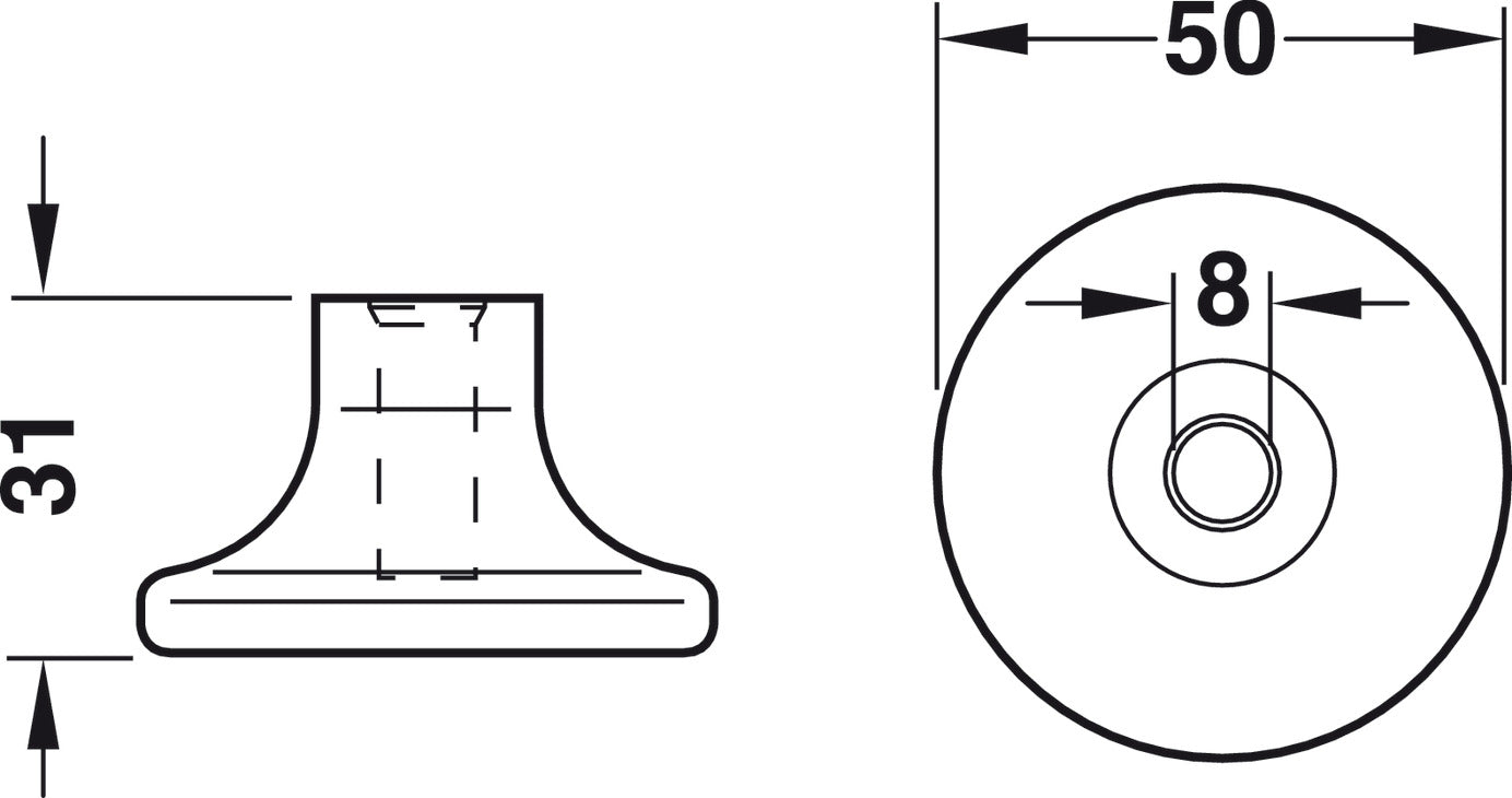 Furniture Glide, Adjustable