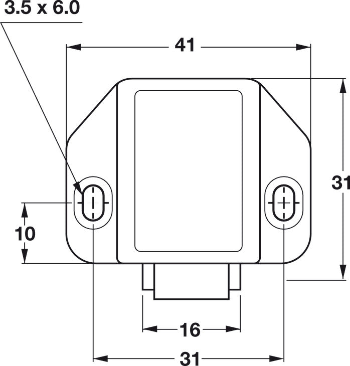 Magnetic Pressure Push Latch, 1.2 kg Pull