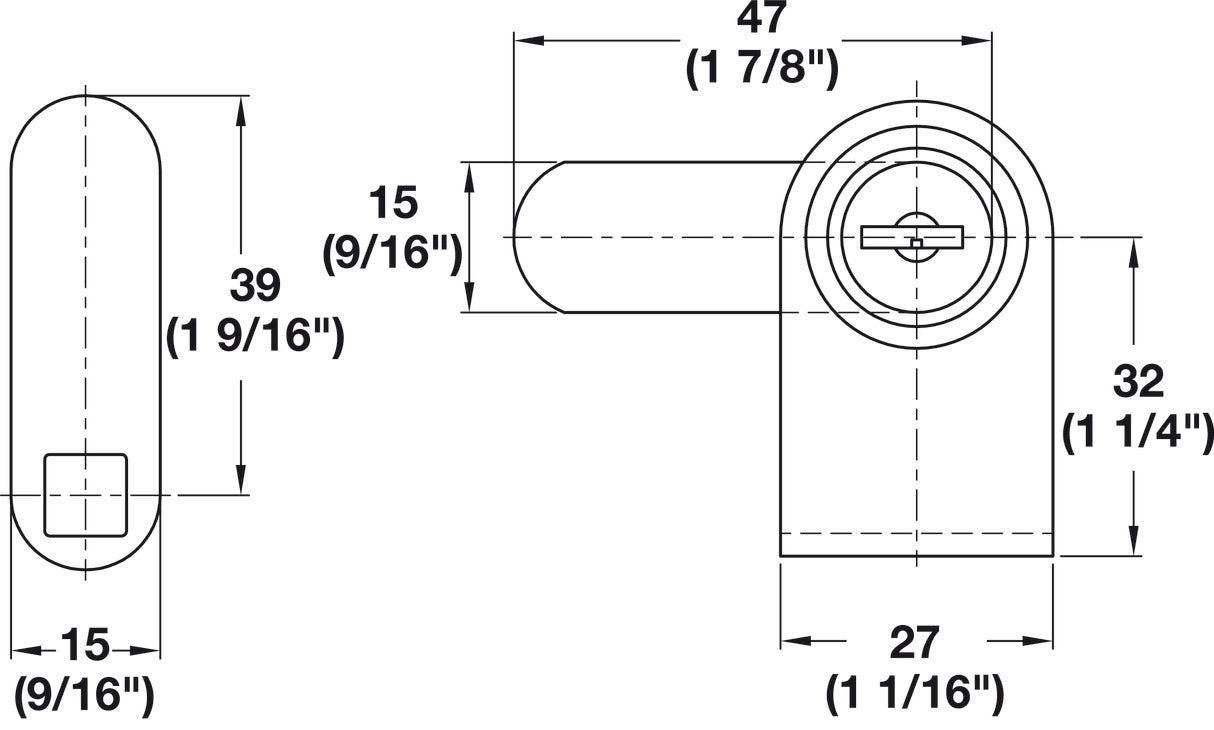 Glass Door Lock