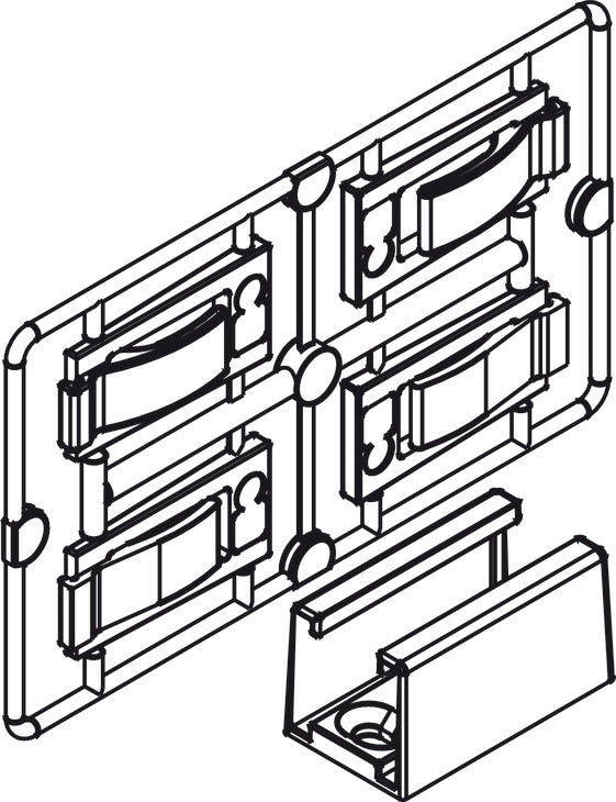 Floor Guide, Adjustable from 6 - 12.7 mm (1/4 - 1/2")