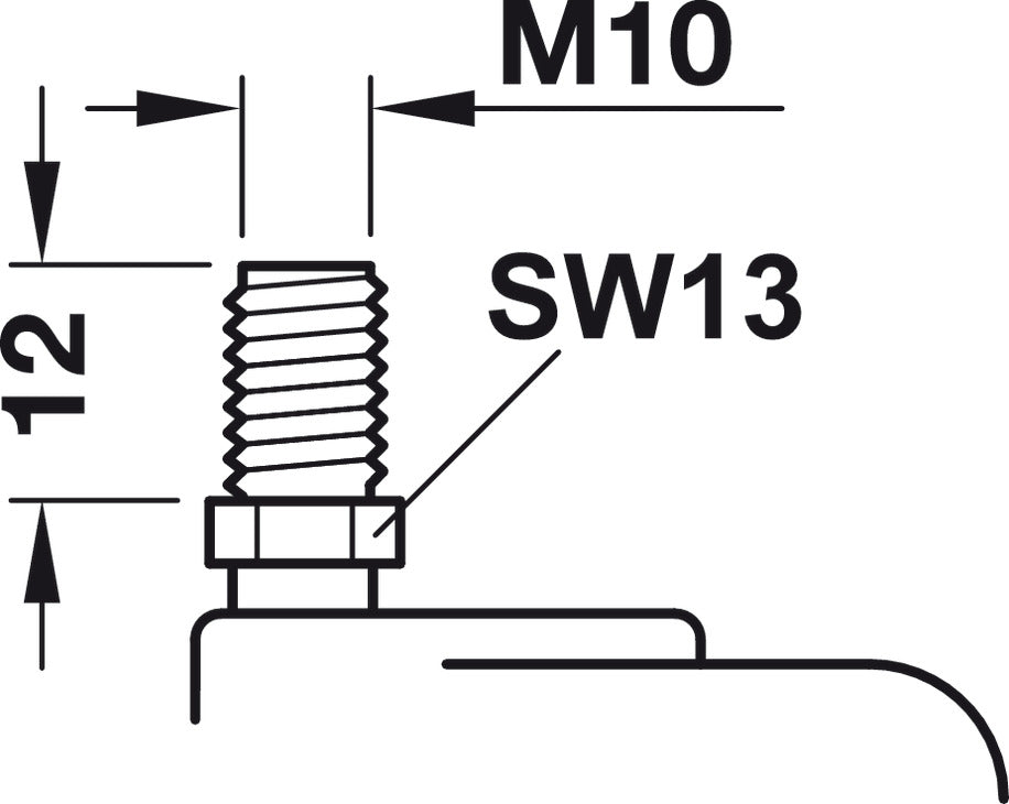 Enclosed wheel caster, Load bearing capacity 75 kg, free running