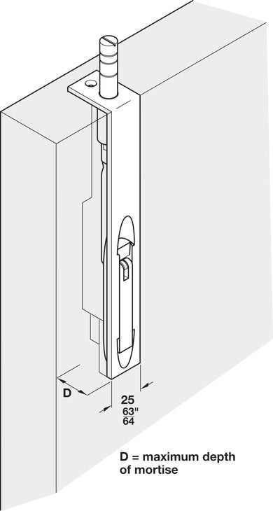 Flush Bolt, Lever Action