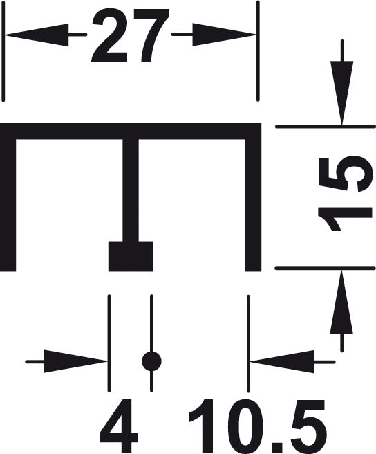 Double Upper Guide Track, for Slido F-Line14 25A