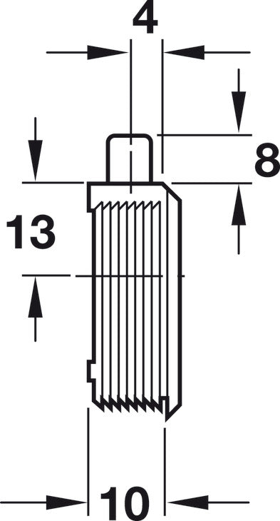 Upper Guide, Lockable at 5mm and 8mm