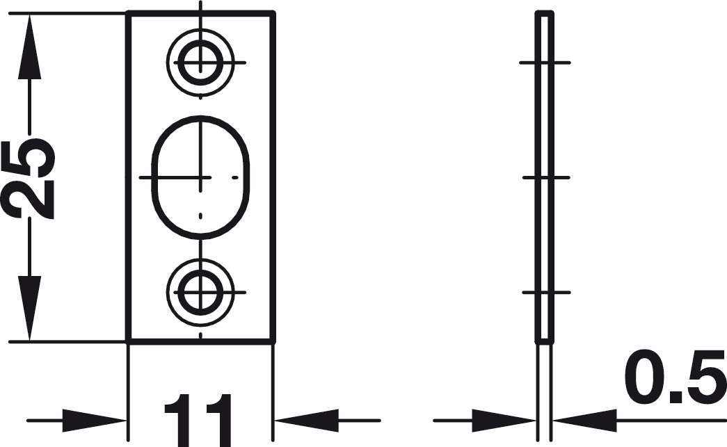 Ball Catch, with Strike, Press-Fit