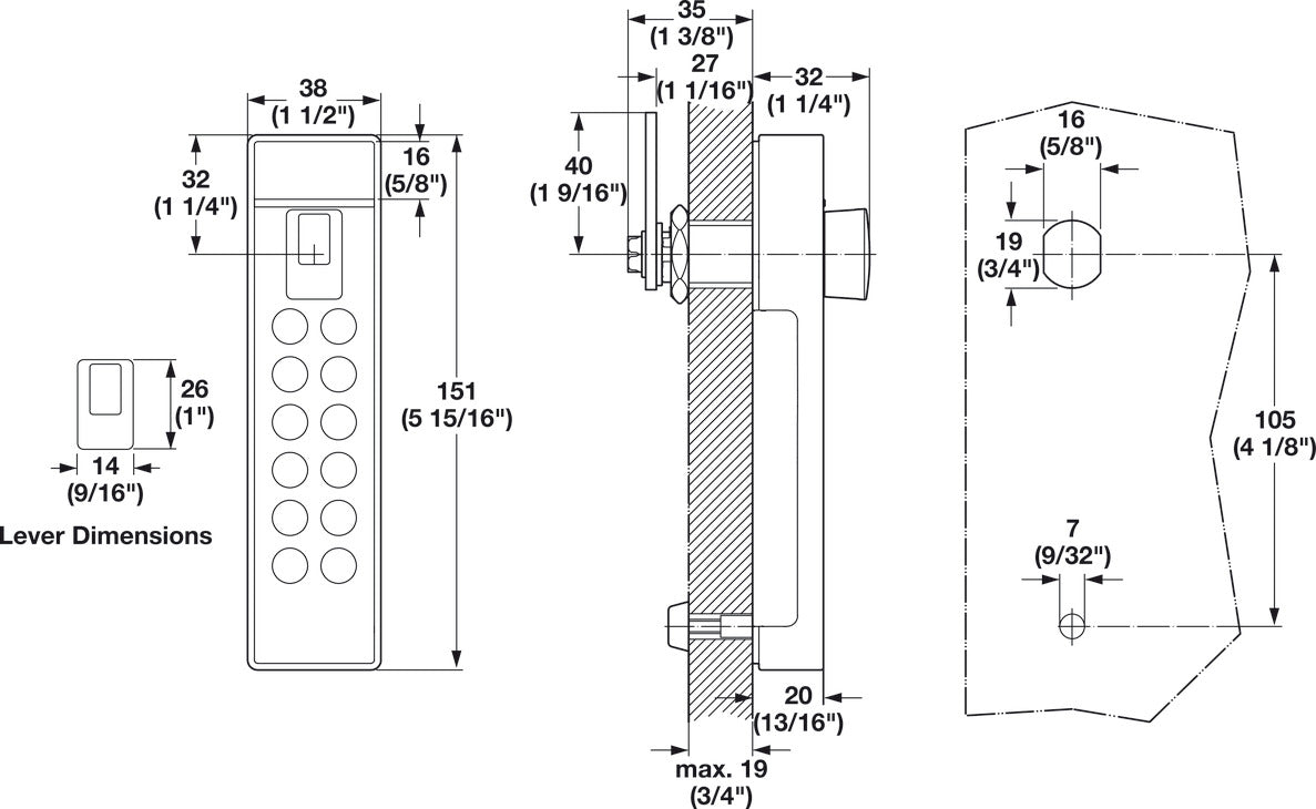 Keypad Lock, Safe-O-Tronic® LS200