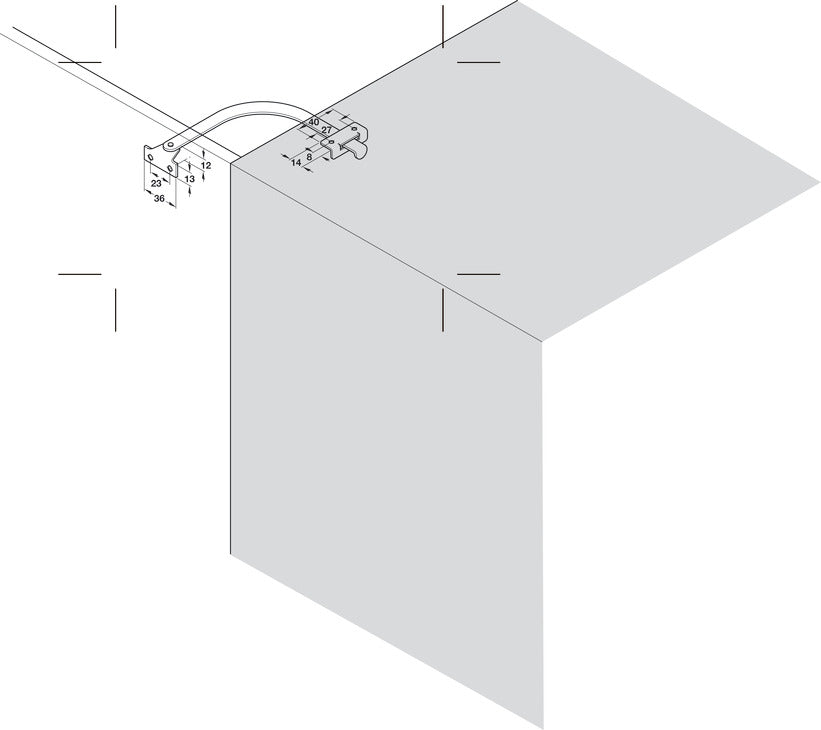 Lid Stay, Door Restraint