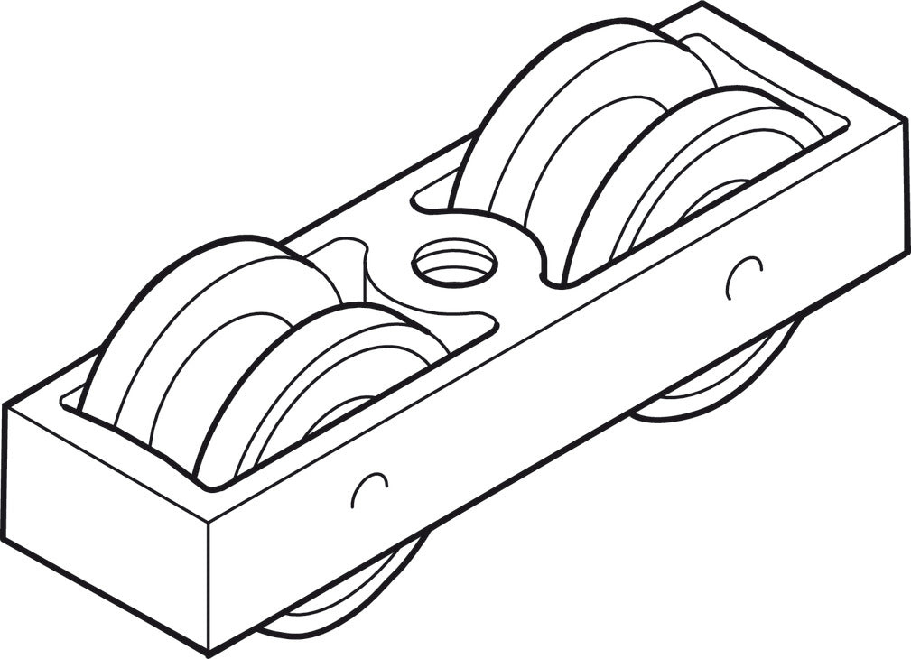 Sliding Door Hardware, HAWA Junior 120/B, set