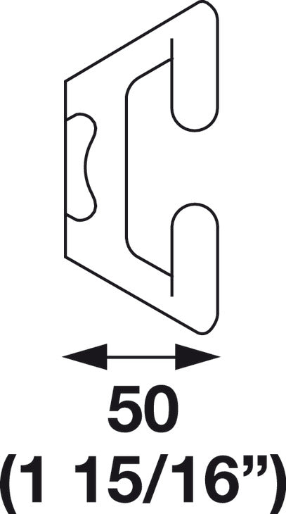 Hat & Coat Hook, 102 x 50 x 110 mm (W x D x H)