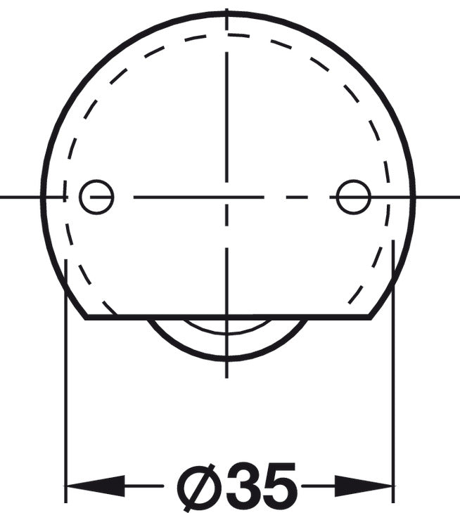 Lower Roller, With Steel Spindle and Nylon Roller