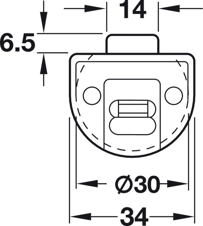 Upper Guide, with Spring Loaded Pin