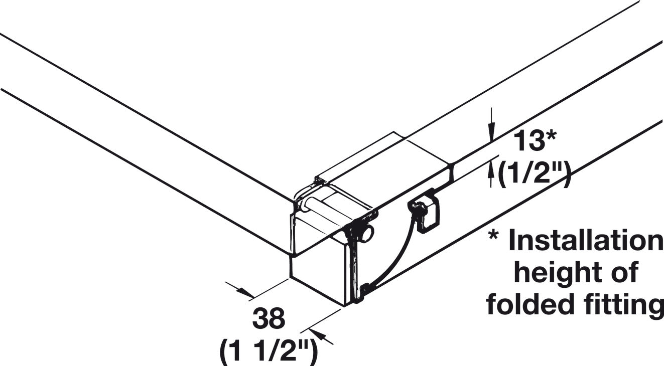Folding Fitting, For Tables and Benches