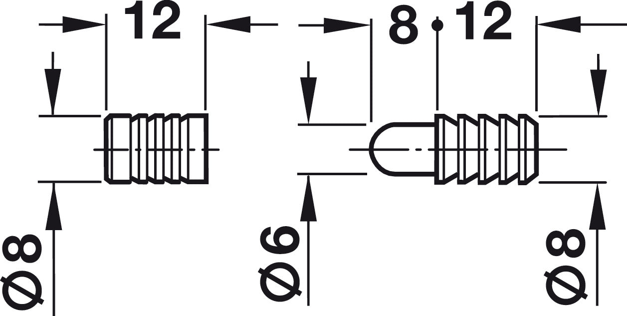 Peg and Sleeve Connector, Steel