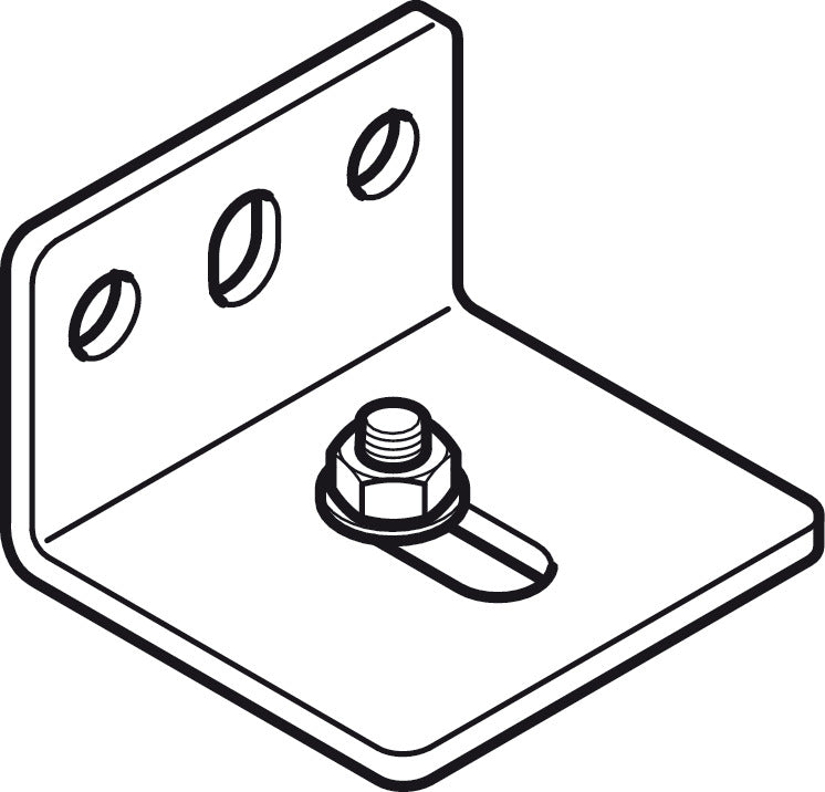 Mounting bracket, with screw and nut – Commercial Sourcing