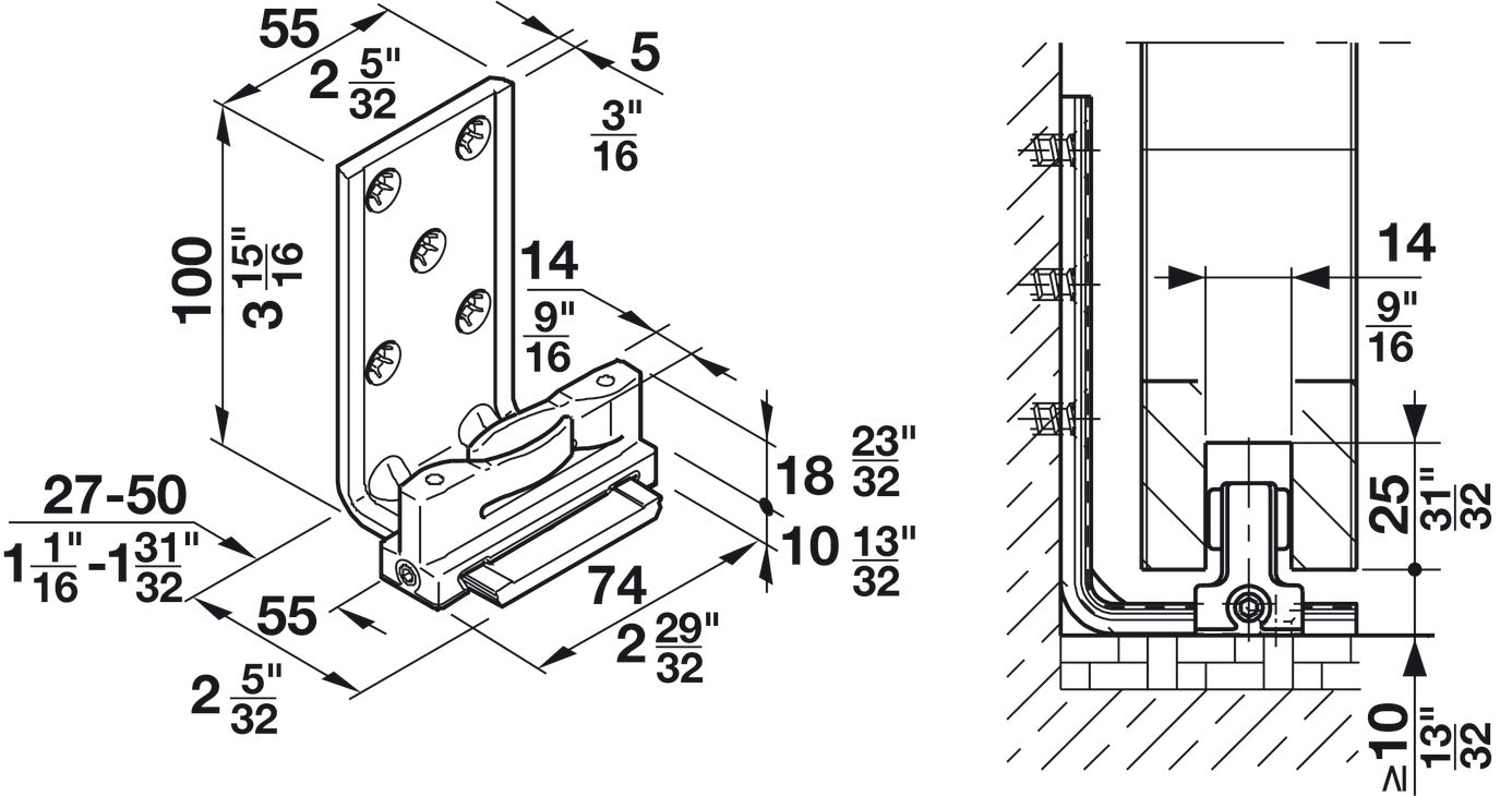 Floor Guide, Single Element