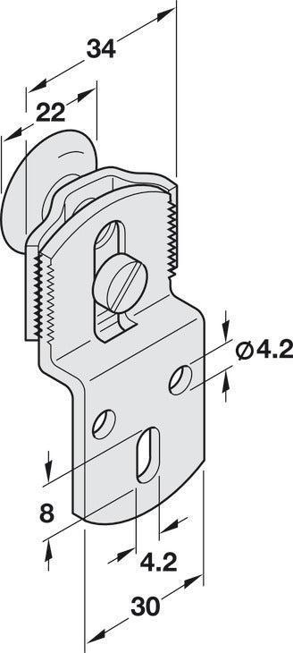 Single Running Gear, For Hangar Infront
