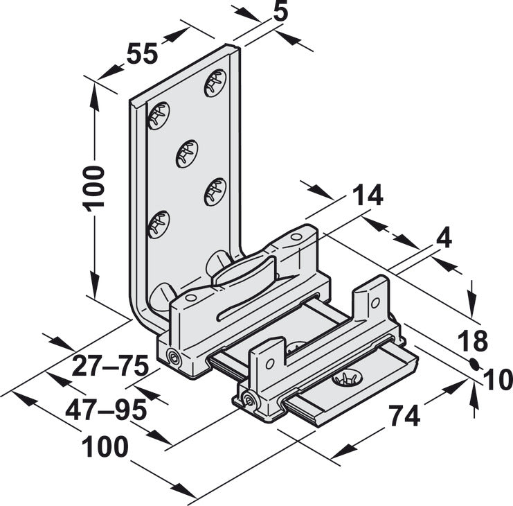 Floor Guide, Double Element