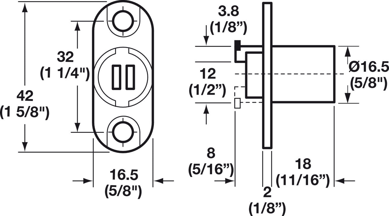 Side Mount Lock Body