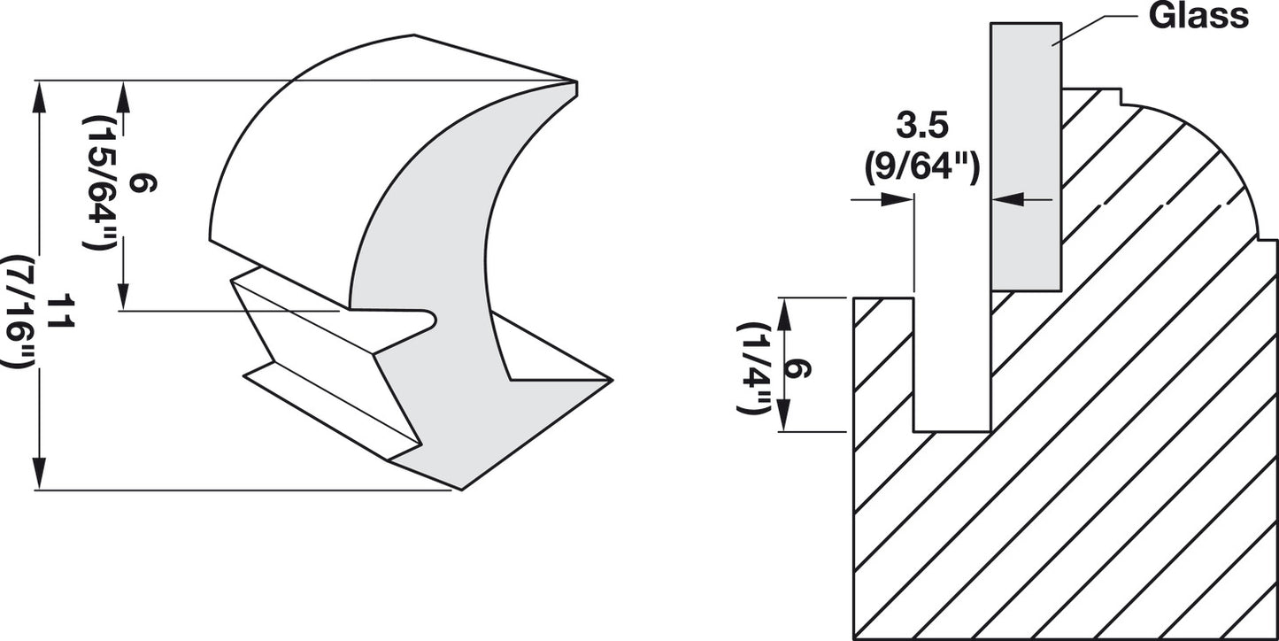 Panel Retainer, Standard Profile