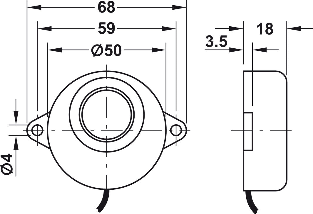 Piezo Buzzer, For FT 200 furniture terminal