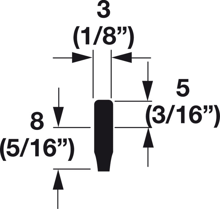 Support Track, Maximum Door Weight: (22 lbs) 10 kg
